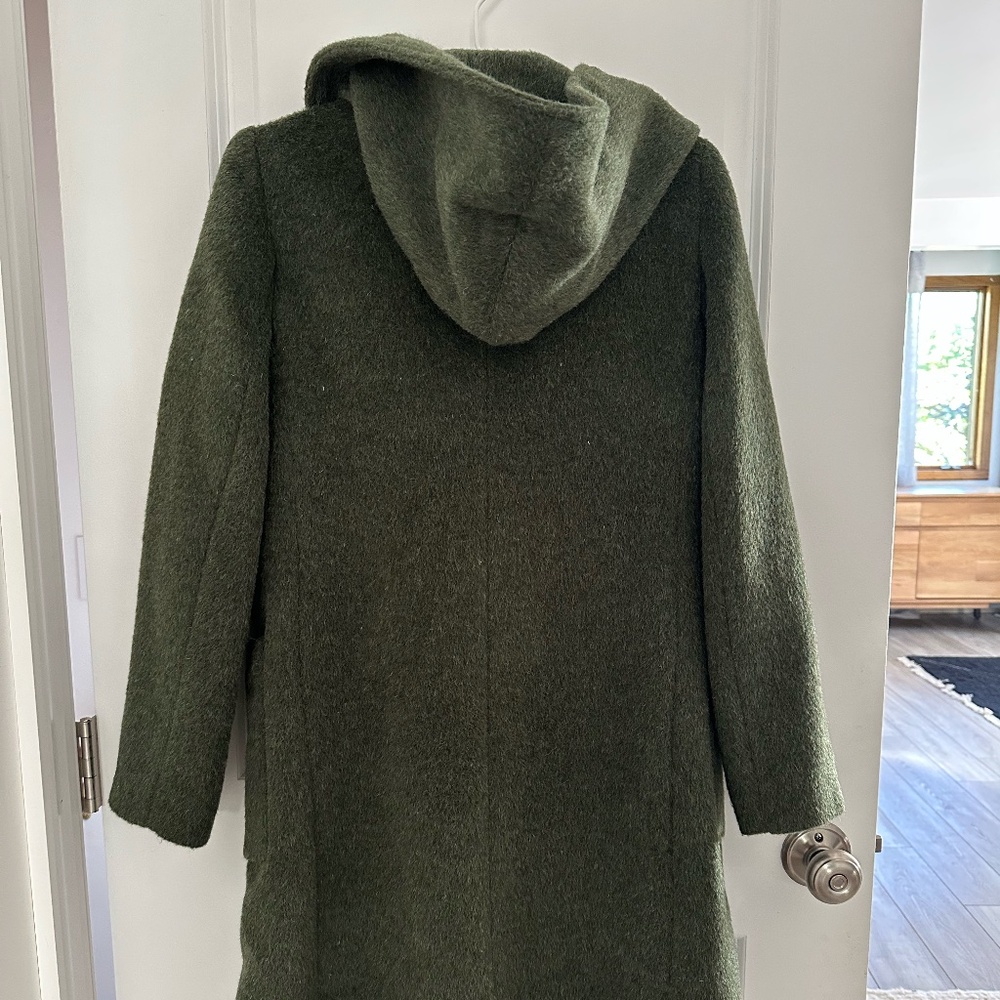 Lauren by Ralph Lauren Wool Hooded Wrap Jacket - Picture 8 of 12
